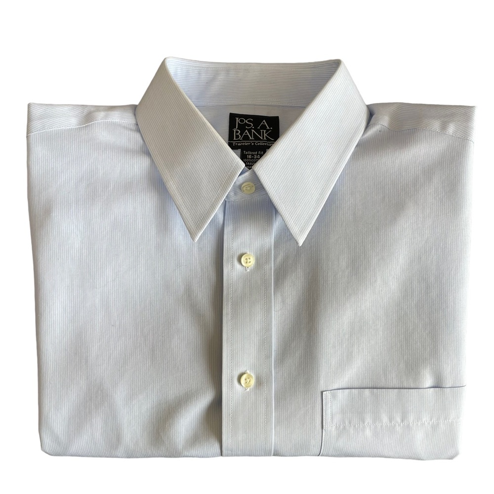 JoS. A Bank Light Blue Button Down Dress Shirt
